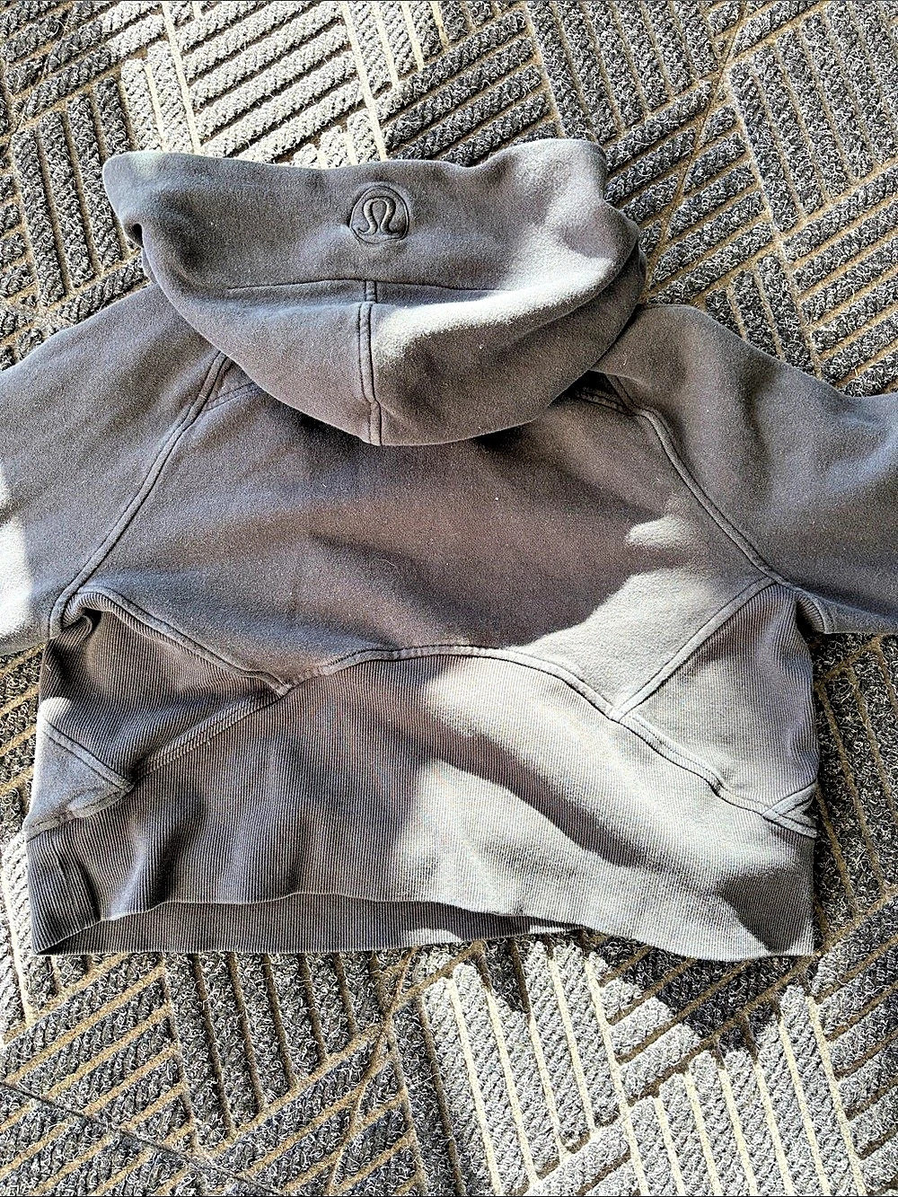 lululemon Scuba Oversized 1/2 Zip Hoodie Gray